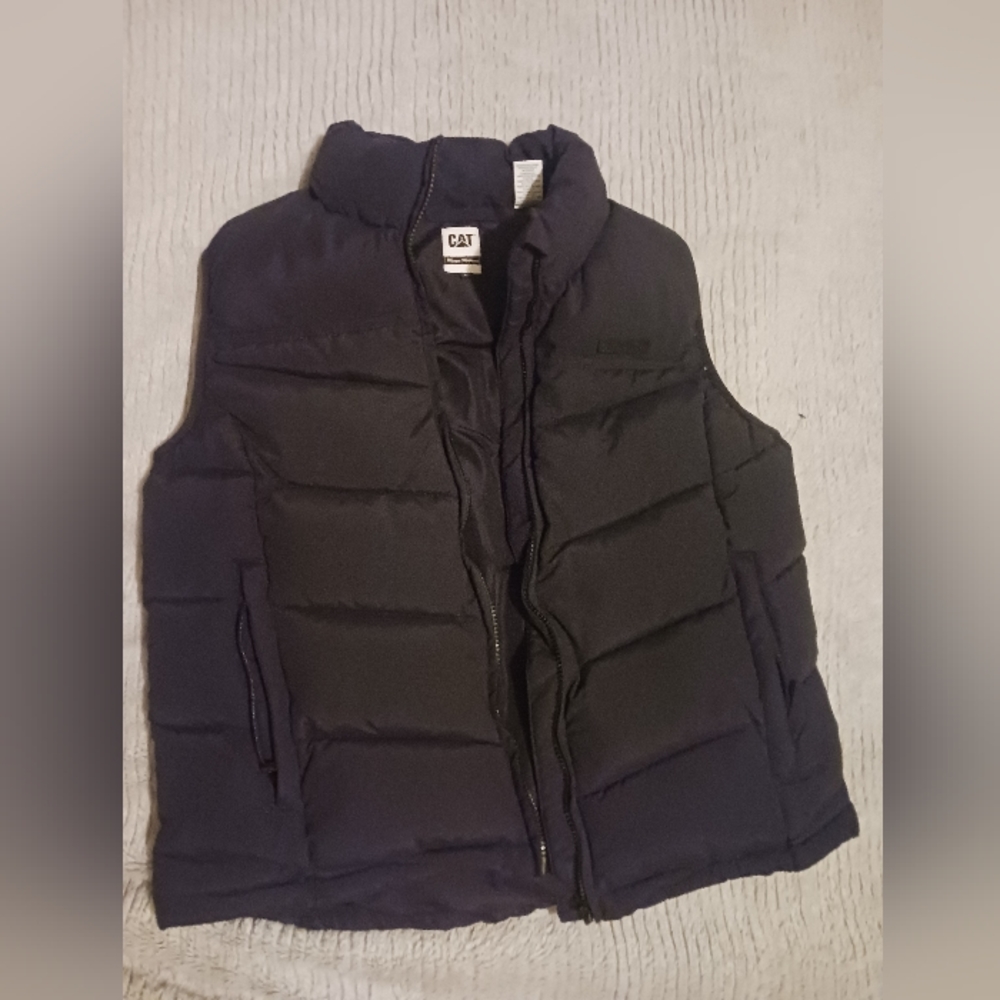 Cat winter poof vest